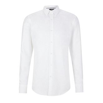 HUGO BOSS Long Sleeve Cotton Shirt, Brand Size 44 (US Size 34)
