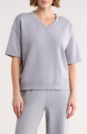 Yogalicious Sandwashed Softlite Short Sleeve Top in Washed Tiramisu at Nordstrom Rack, Size X-Large
