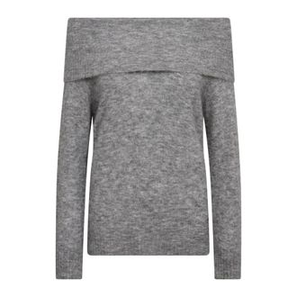 Mos Mosh MOS Mosh, Truien & Vesten, Dames, Grijs, XL, Wol, MMSigva Mohair Brei