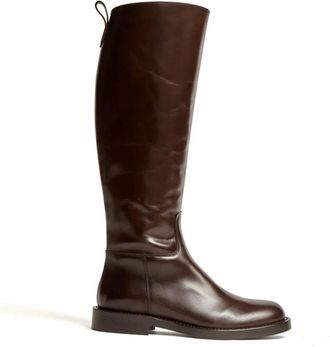 Guglielmo Rotta Stivale Percy - Dames - Hoge Laarzen - Bruin - 37 EU - Leer - Schoenen