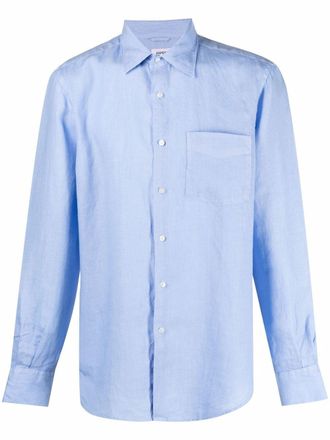 Aspesi Overhemd met puntige kraag - Blauw