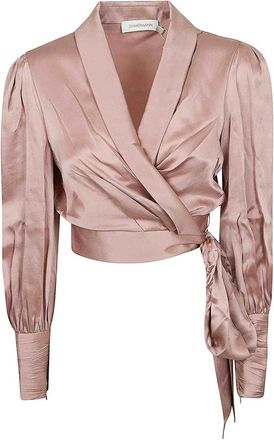 Zimmermann Silk Wrap Top