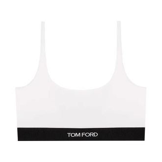 Tom Ford Ondergoed, Dames, Wit, XS, Modal Signature Bralette