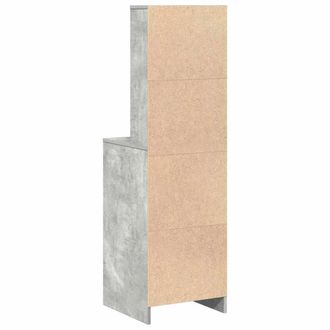 Berkfield Home Highboard Concrete Grey 40x41x135 cm Engineered Wood | Size: 40 x 41 x 135 cm