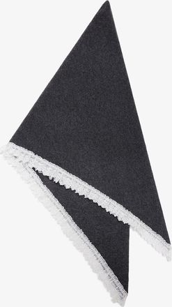 Ganni Mixed Scarf XXL in Lace Wool