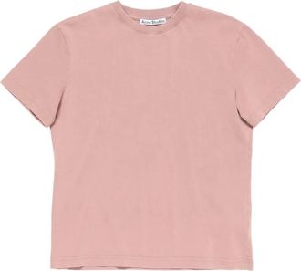 Acne Studios T-shirt met logopatch - Roze