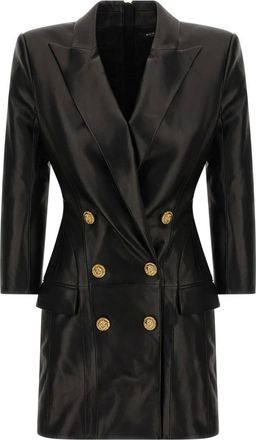 Balmain Short Dresses, female, Black, XS, Blazer Dress