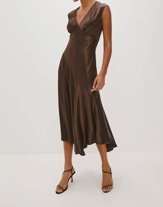Rails Eleni Midi Dress In Espresso