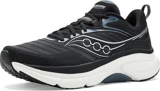 Saucony Omni 23 St Mens Shoes Black/Silver : 12.5 D - Medium, Synthetic