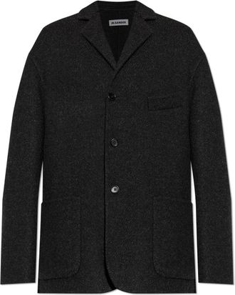 Jil Sander Woljas - Heren - Zomerjassen - Zwart - M - Wol - Jassen