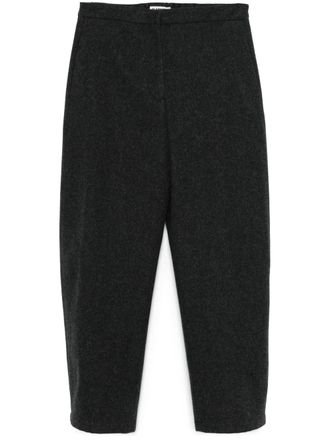 Jil Sander felted wool trousers - Grey