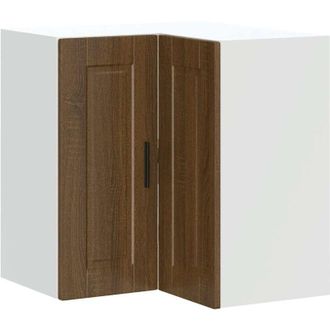 vidaXL Pensile da Cucina ad Angolo Porto Rovere Marrone in Truciolato - Vidaxl