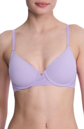 Natori Bliss Perfection Comfort T-Shirt Bra in Lilac Storm at Nordstrom, Size 32Ddd