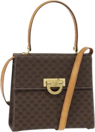 Celine Pre-owned Plastic Handbag - Dames - Vintage Handtas - Bruin - ONE Size - Vintage