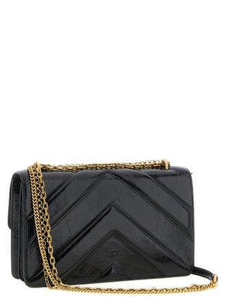 Pinko Love Shoulder Bag - Black