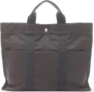 Hermès Borsa tote MM Yale Line anni 2000 - Marrone