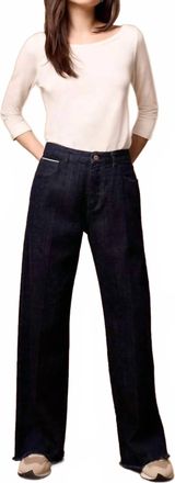 Tribal Brooke Hugging Wide Trouser Jeans In Rinse