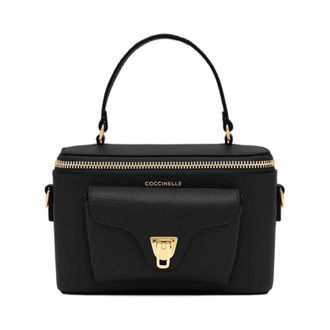 Coccinelle Whisper Mini Bag - Dames - Handtassen - Zwart - ONE Size - Katoen - Tassen