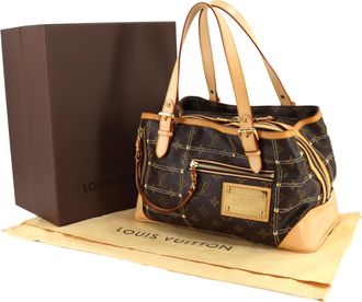 Louis Vuitton Brown Monogram Handbag Tote Bag (Pre-Owned)