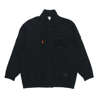 adidas neo W Cg T1 Outdoor Cargo Multiple Pockets Sports Logo Jacket Black HE7940