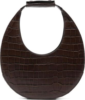 Staud Handbags, female, Brown, Size: ONE SIZE Moon Tote Bag