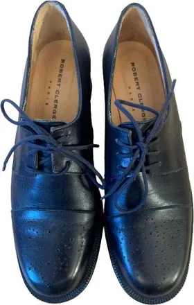 Robert Clergerie Robert Clegerie Black Leather Brogues Size 36