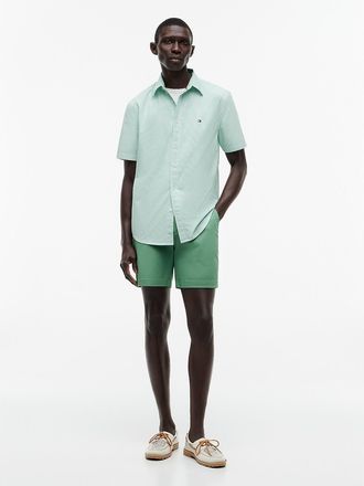 Tommy Hilfiger Mens Regular Fit 7 Comfort Waist Tommy Short - Fort Green - 40