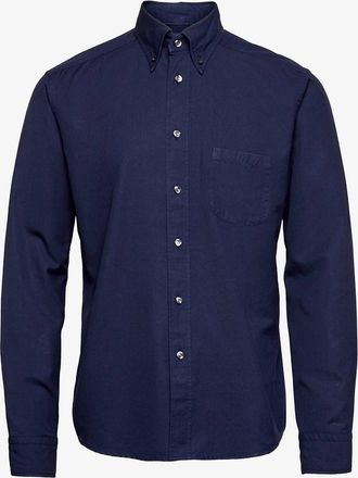Eton Mens Slim-Fit Business Shirt In Indigo