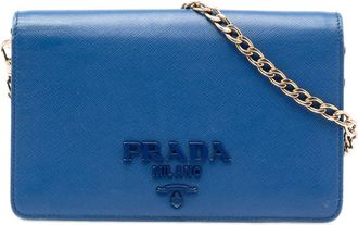 Prada Pre-owned Prada Saffiano Lux Chain Crossbody IQLTX2QG22QGFJVL