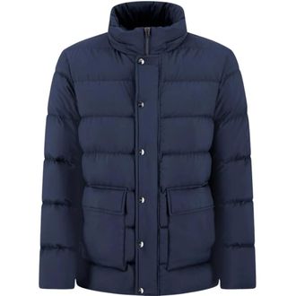 Herno Hooded Quilted Parka - Heren - Jassen - Blauw - Maat: M