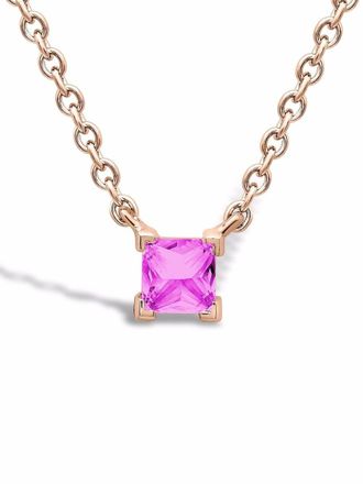 Pragnell Collana RockChic in oro rosa 18 carati con zaffiri