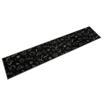 vidaXL Vidaxl - Alfombra De Cocina Lavable Terciopelo Morning Negro 60x300 Cm