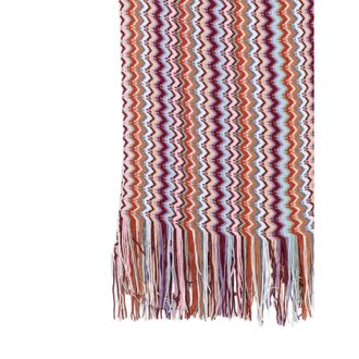 Missoni Multicolor Chevron Pattern Scarf
