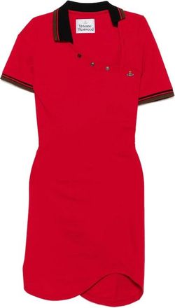 Vivienne Westwood Glory Polojurk - Dames - Korte kleedjes - Rood - S - Katoen - Kleedjes