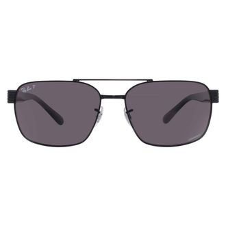 Ray-Ban Ray Ban Chromance Polarized Dark Grey Navigator Unisex Sunglasses RB3751CH 002/K8 61
