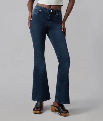 Lola Jeans Alice High Rise Flare Jeans in True Denim at Nordstrom, Size 34 32