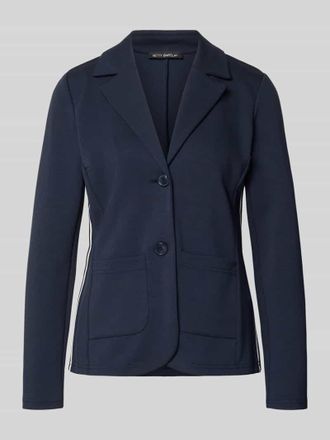 Betty Barclay Slim Fit Blazer aus Viskose-Mix mit Reverskragen in Marine, Gr&ouml;&szlig;e 36
