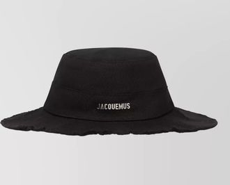 Jacquemus wide brim cotton twill bob hat