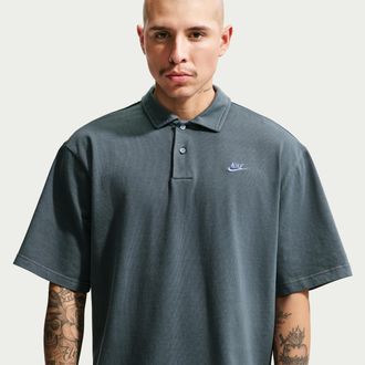 Nike Mens Nike Sportswear Club Jersey Polo in Blue | IF0731-451