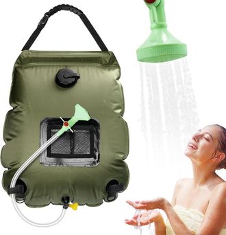 OEM Bolsa De Ducha Solar Para Camping, Ducha De Viaje De 20 Litros Con Cabezal De Ducha, Bolsa De Ducha Plegable Para Exteriores, Bolsa De Ducha Solar Por
