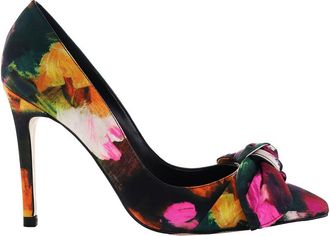 Ted Baker Ryoh Abstract Bow Womens Multicoloured Court Shoes - Multicolour - Size UK 4