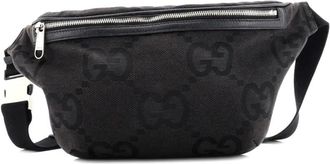 Gucci Jumbo GG Canvas Large belt bag - Zwart