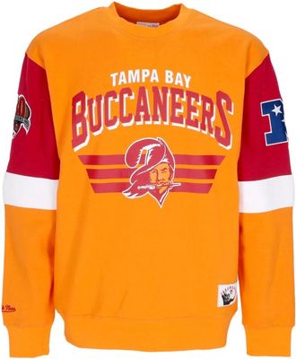 Mitchell & Ness NFL Crewneck Sweatshirt Tampa Bay Buccaneers - Heren - Sweatshirts - Oranje - M - Katoen - Hoodies & sweatvesten