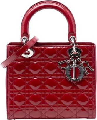 Dior Pre-owned Handbags, female, Red, Size: ONE SIZE Pre-owned Vintage Handbag