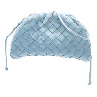 Bottega Veneta Tweedehands Nappa Intrecciato De Mini Pouch Crossbody