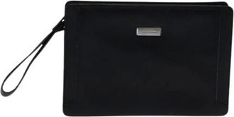 Burberry Pre-owned Clutches, female, Black, Size: ONE SIZE Pre-owned Vintage Pouch