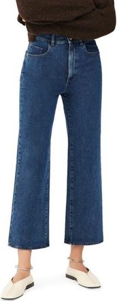 DL1961 Hepburn High Waist Ankle Wide Leg Jeans in Seacliff at Nordstrom, Size 27