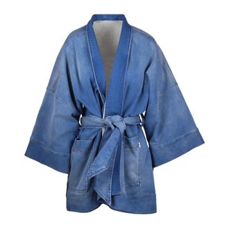8pm Kimonos, female, Blue, Size: XS Giacca Kimono Alghero