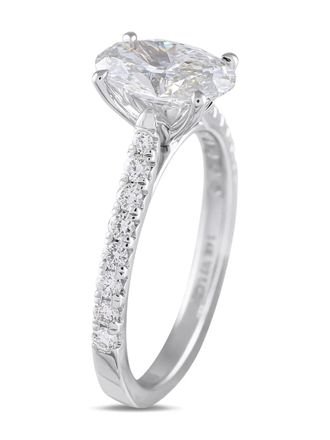Luxury Bazaar 14K white gold diamond ring - women - Diamond/14kt White Gold - One Size - Silver
