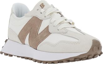 New Balance Unisex Sneakers 327 Beige Tech Fabric Trainers